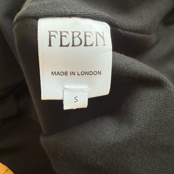 FEBEN Black Asymmetrical One-Shoulder Mini Dress - Picture 5 of 6